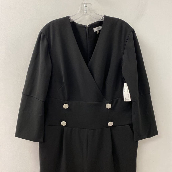 CALVIN KLEIN WOMEN'S JUMPSUIT black 14