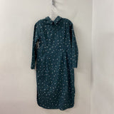 UNIQLO WOMEN'S DRESS green white print M