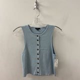 WOMEN'S TOP blue S