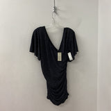 MELANIE LYNE WOMEN'S DRESS black silver mix L