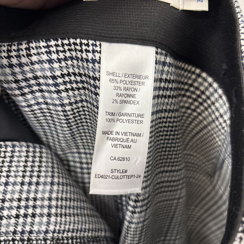 RICKI'S WOMEN'S PANTS black white grey 14