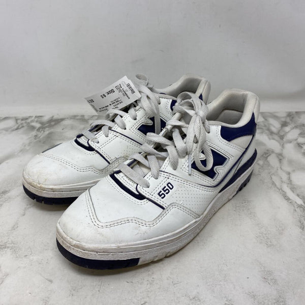 NEW BALANCE WOMEN'S SNEAKERS white navy mix 9.5