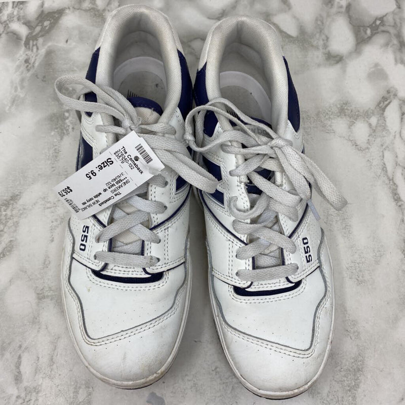 NEW BALANCE WOMEN'S SNEAKERS white navy mix 9.5