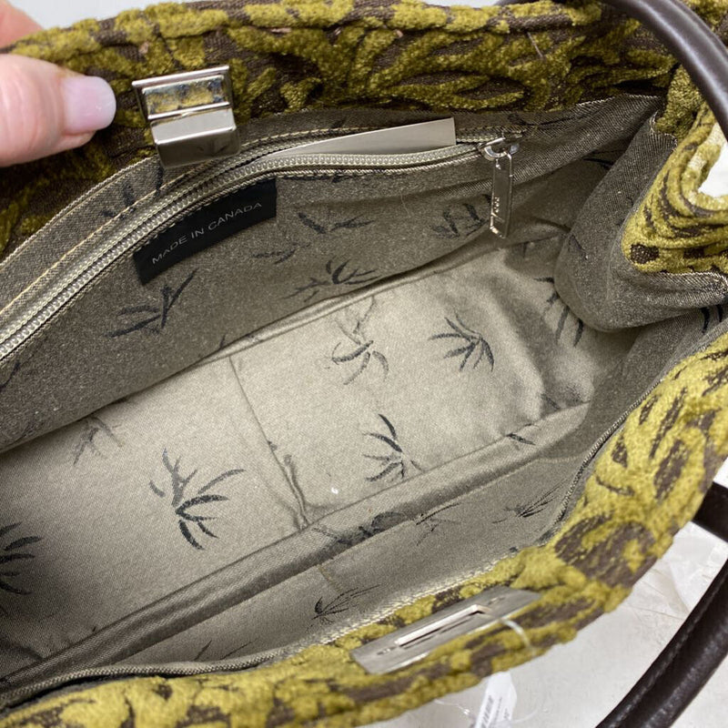 KAREN WILSON WOMEN'S BAG olive green brown mix