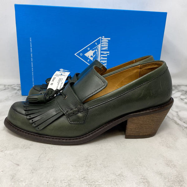 john fluevog WOMEN'S HEELS forest green 10