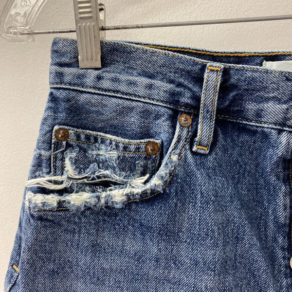 AGOLDE WOMEN'S SHORTS blue S/27