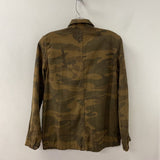 TNA WOMEN'S COAT brown army green mix S