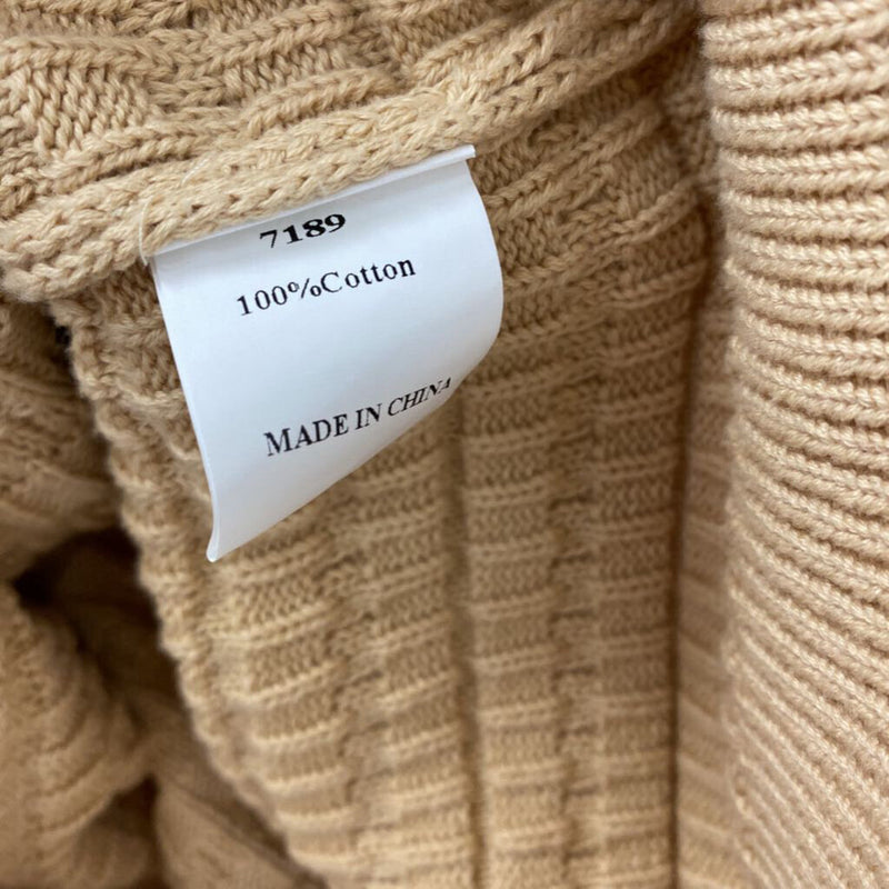pretty garden WOMEN'S CARDIGAN beige XL