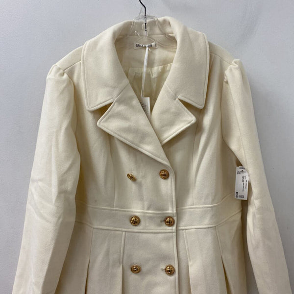 WOMEN'S COAT cream XL