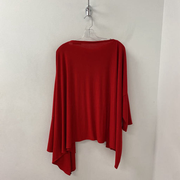 WOMEN'S PLUS TOP red Plus