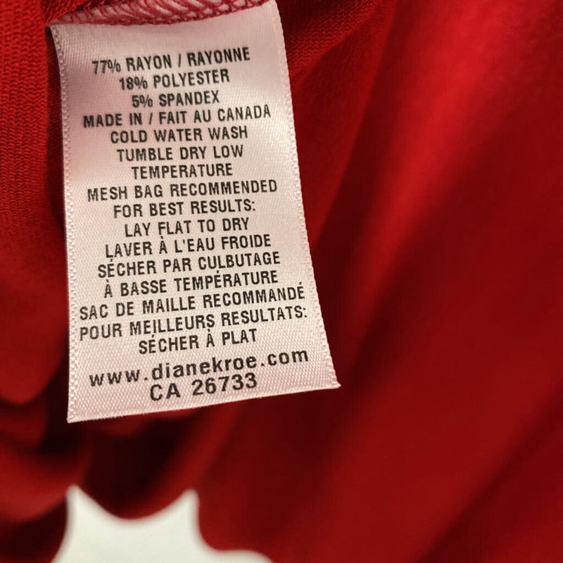 WOMEN'S PLUS TOP red Plus
