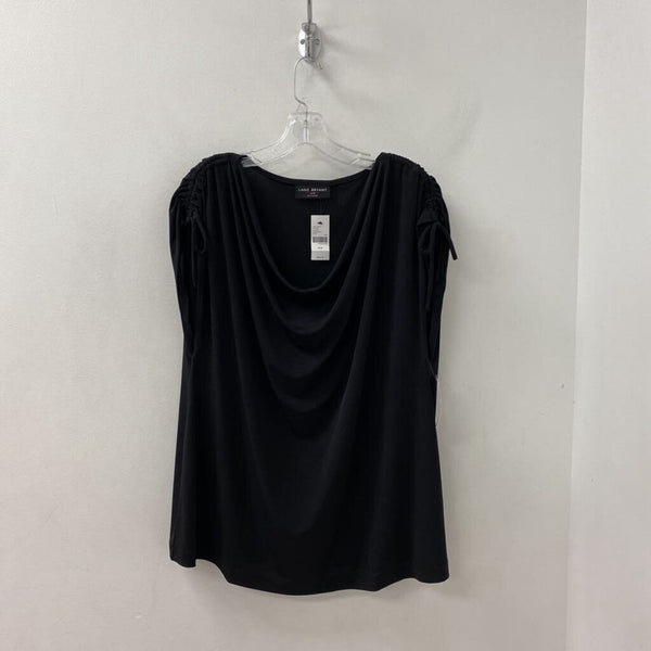 LANE BRYANT WOMEN'S PLUS TOP black 18/20