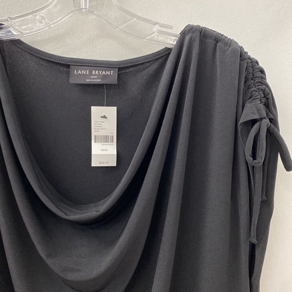 LANE BRYANT WOMEN'S PLUS TOP black 18/20