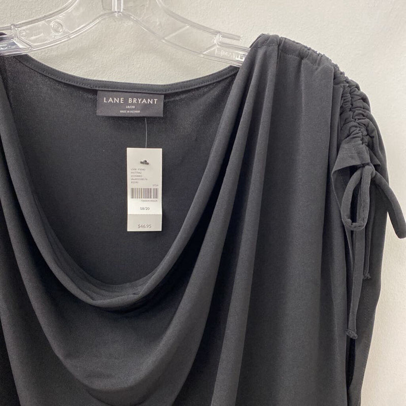 LANE BRYANT WOMEN'S PLUS TOP black 18/20