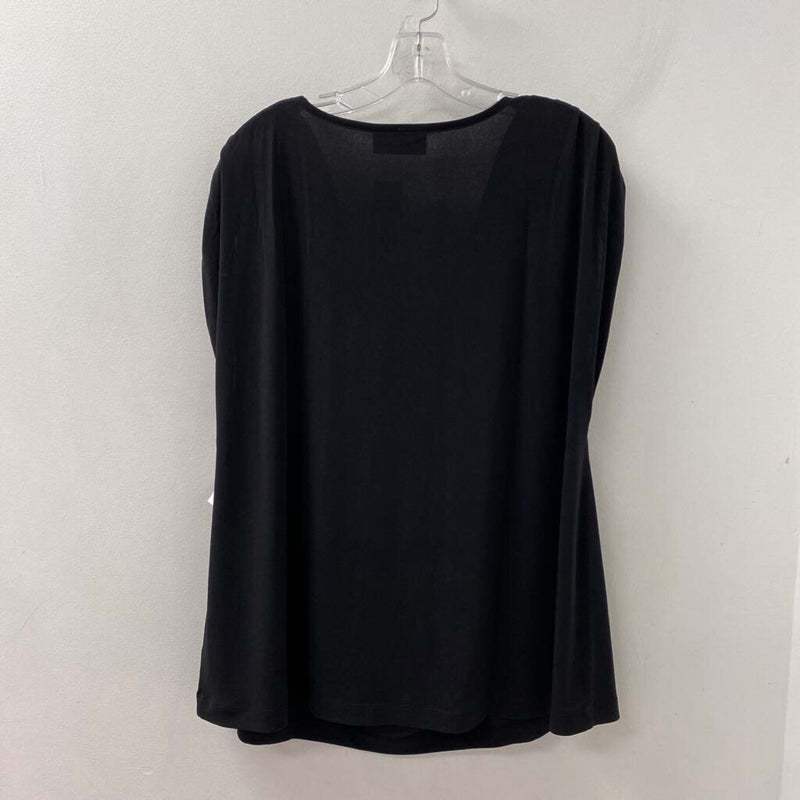 LANE BRYANT WOMEN'S PLUS TOP black 18/20