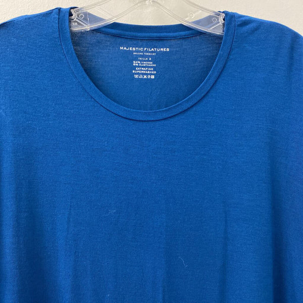 MAJESTIC filatures WOMEN'S T-SHIRT blue L/3