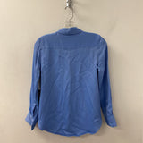 ZARA WOMEN'S BLOUSE/SHIRT blue XS