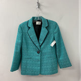 SANDRO WOMEN'S BLAZER/JACKET turquose mix S