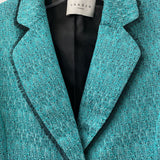 SANDRO WOMEN'S BLAZER/JACKET turquose mix S