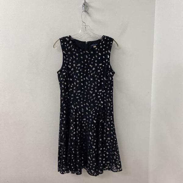 TOMMY HILFIGER WOMEN'S DRESS black silver 10