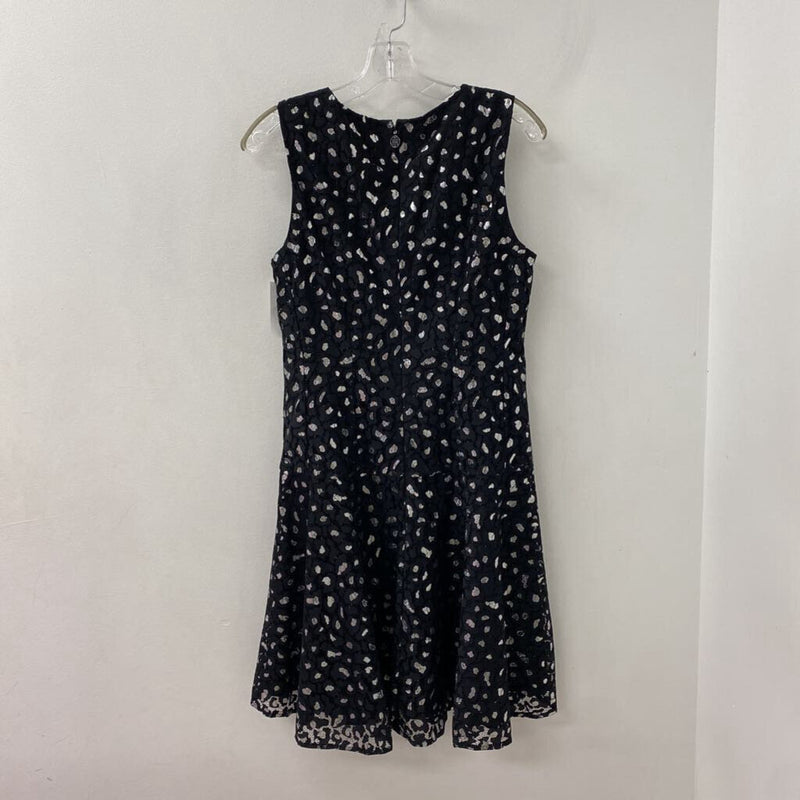 TOMMY HILFIGER WOMEN'S DRESS black silver 10