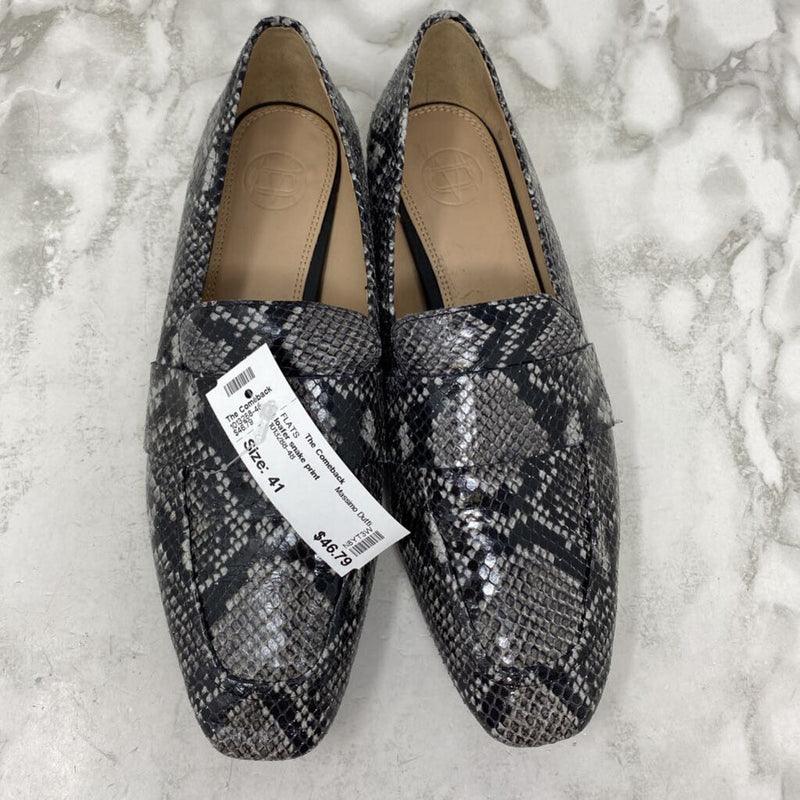 Massimo Dutti WOMEN'S FLATS snake print 41