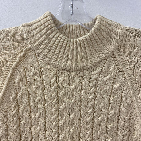 JEANNE PIERRE WOMEN'S SWEATER cream S