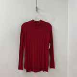 JEANNE PIERRE WOMEN'S SWEATER red S