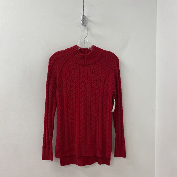 JEANNE PIERRE WOMEN'S SWEATER red S