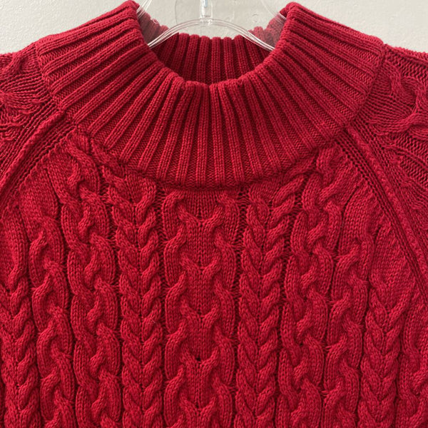 JEANNE PIERRE WOMEN'S SWEATER red S