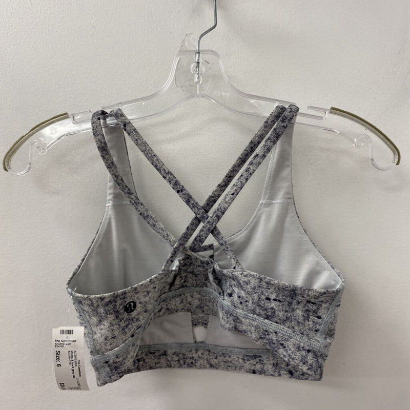 LULULEMON WOMEN'S ACTIVE BRA grey mix 6