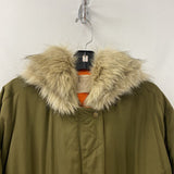 PILCRO WOMEN'S COAT olive green S/M