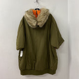PILCRO WOMEN'S COAT olive green S/M