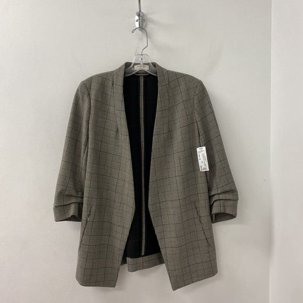 BABATON WOMEN'S BLAZER/JACKET grey black red mix 10