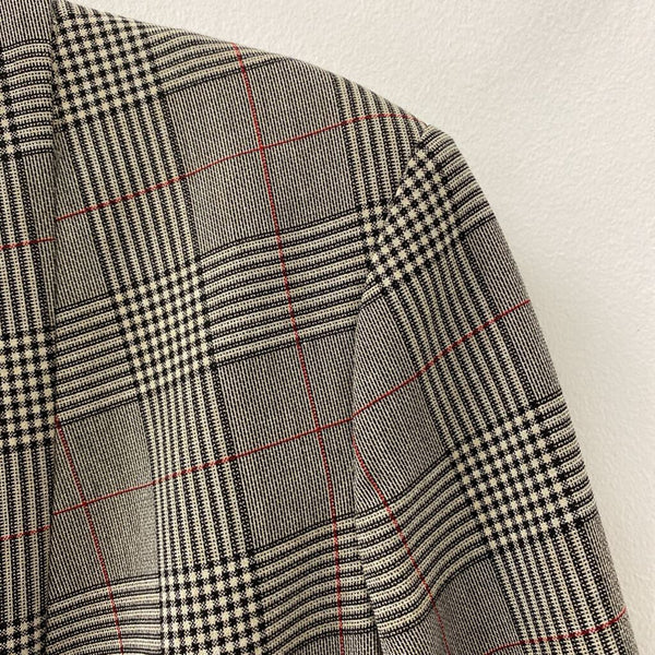 BABATON WOMEN'S BLAZER/JACKET grey black red mix 10