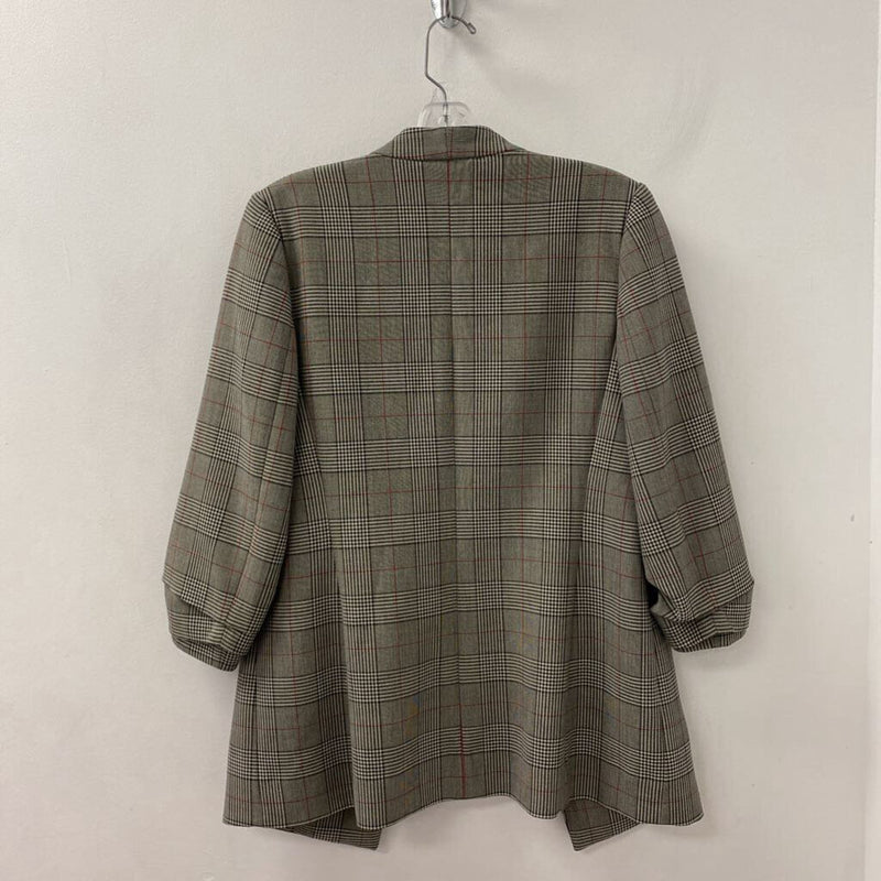 BABATON WOMEN'S BLAZER/JACKET grey black red mix 10