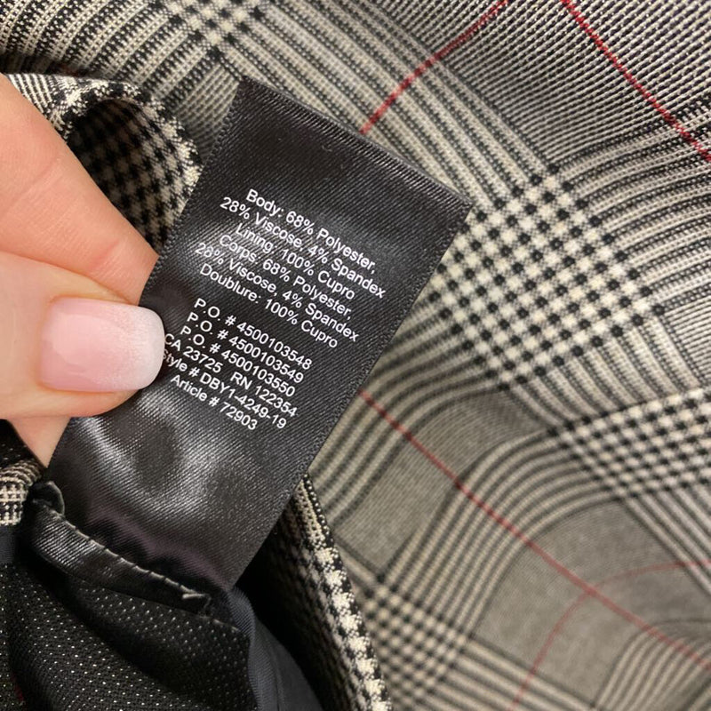 BABATON WOMEN'S BLAZER/JACKET grey black red mix 10