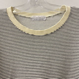 OAK + FORT WOMEN'S TOP black white mix S