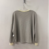 OAK + FORT WOMEN'S TOP black white mix S
