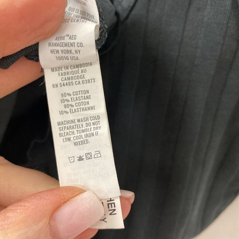 AERIE WOMEN'S TANK/CAMI black M