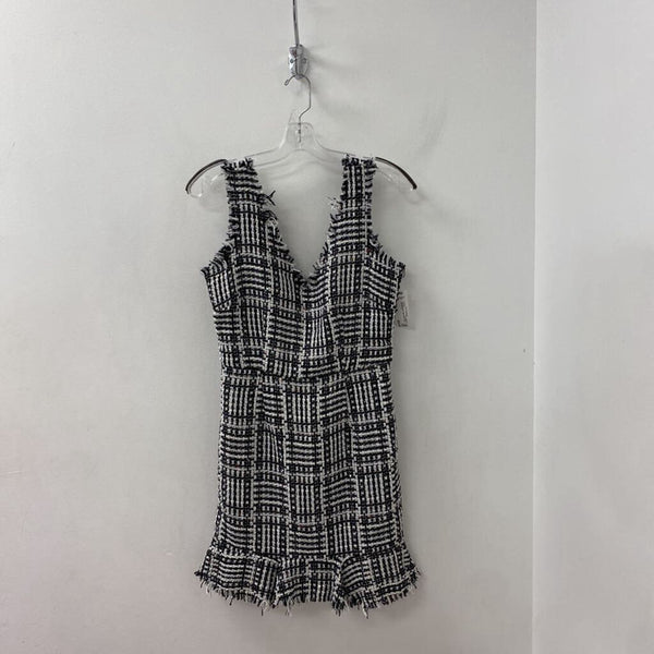 FASHIONNOVA WOMEN'S DRESS black white mix M