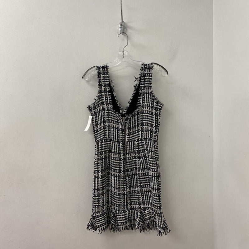FASHIONNOVA WOMEN'S DRESS black white mix M
