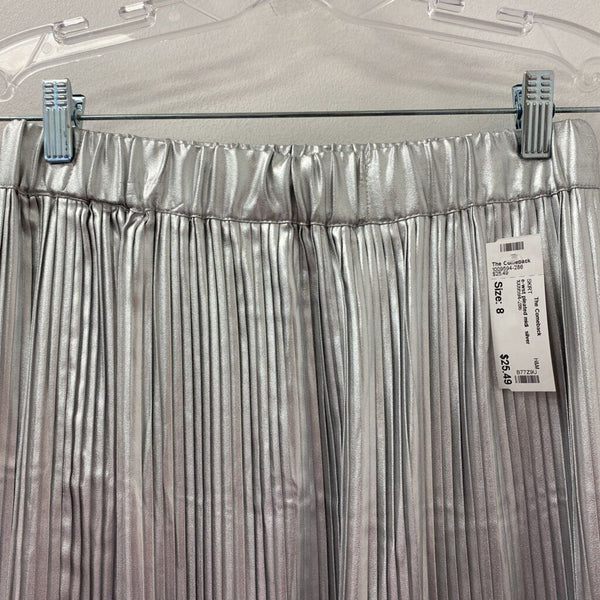 H&M WOMEN'S SKIRT silver 8