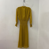 ZARA WOMEN'S DRESS mustard yellow XS