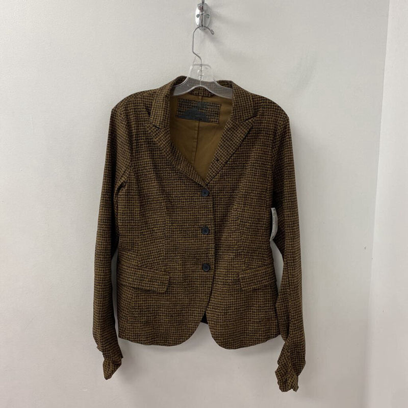 RUNDHOLZ WOMEN'S BLAZER/JACKET black brown mix S