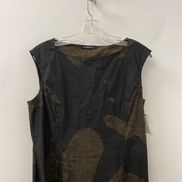 RUNDHOLZ WOMEN'S DRESS black brown mix M