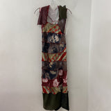 WOMEN'S DRESS red black multi mix M
