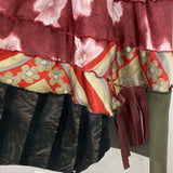 WOMEN'S DRESS red black multi mix M