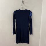 DESIGUAL WOMEN'S DRESS navy blue yellow mix L