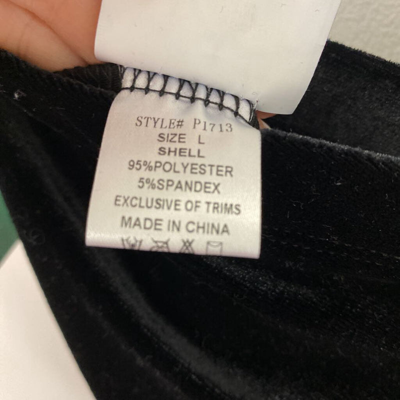 SIMONS WOMEN'S PANTS black L